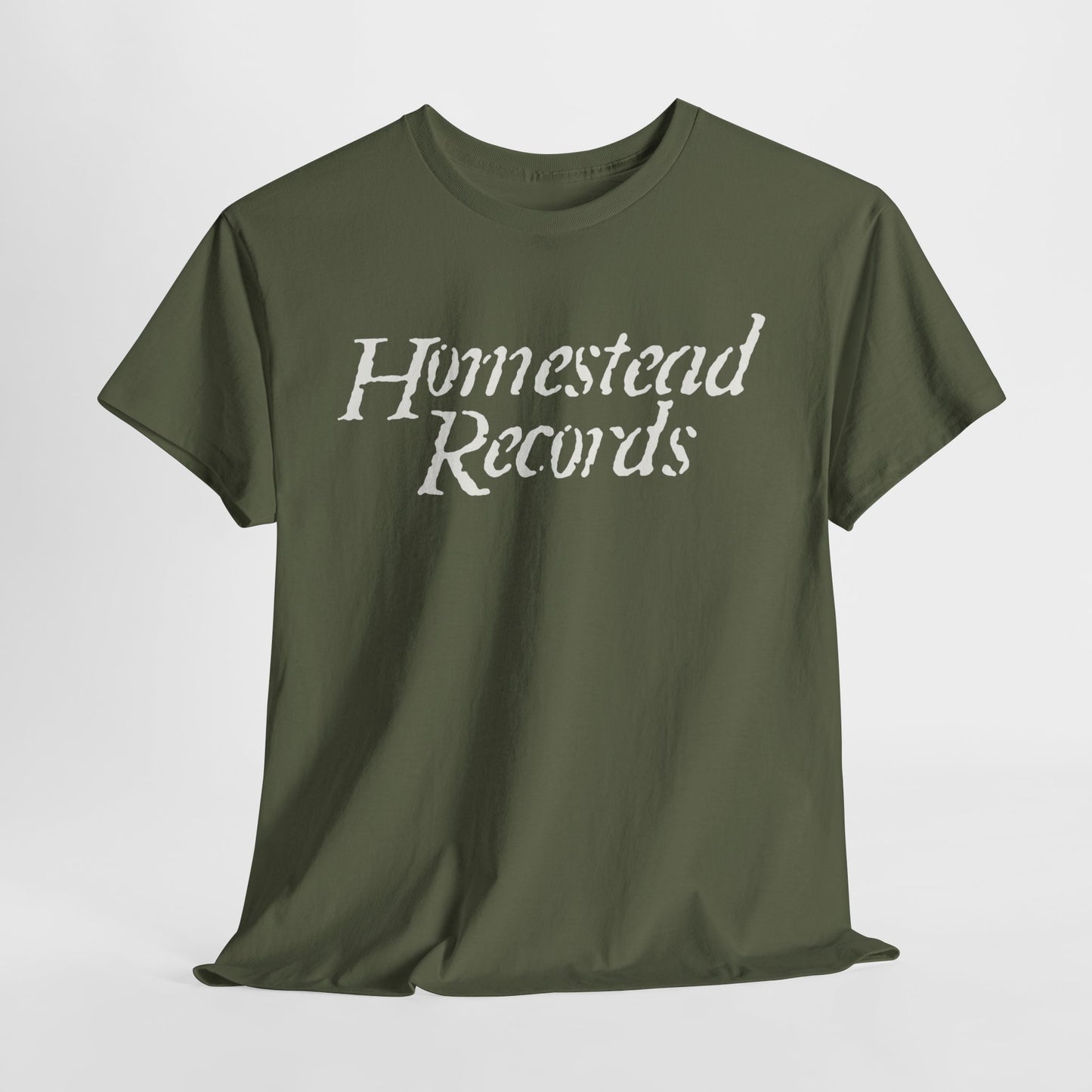 Homestead records t shirt  Unisex Heavy Cotton Tee