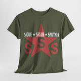 Sigue sigue Sputnik band   t shirt     Unisex Heavy Cotton Tee