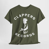 Clappers Records  t shirt  dub reggae Unisex Heavy Cotton Tee