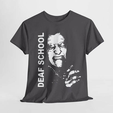 Deaf School  band  t shirt  Unisex Heavy Cotton Tee