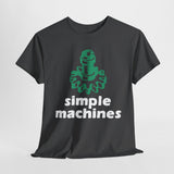 Simple Machines label t shirt  Unisex Heavy Cotton Tee