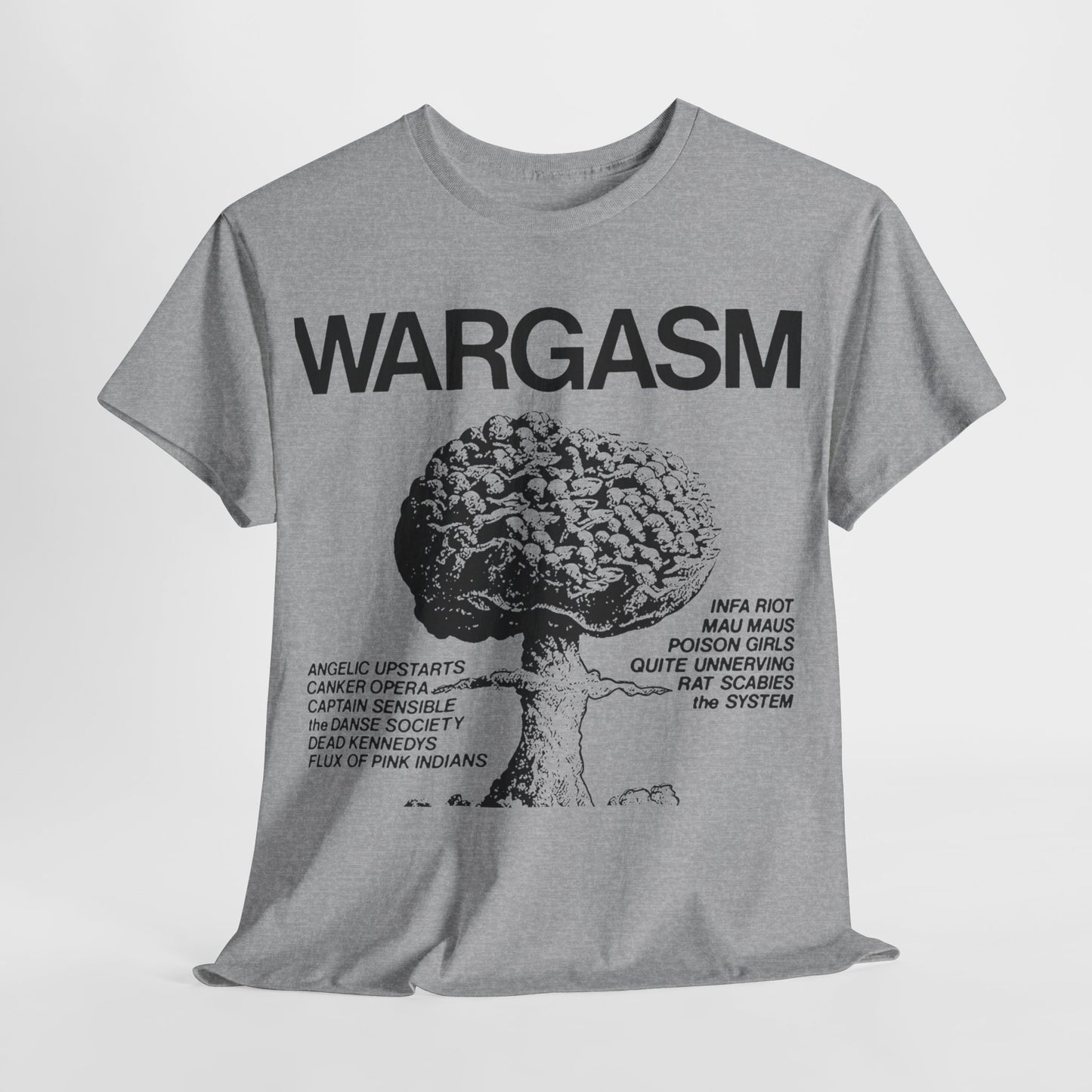 Wargasm punk compilation t shirt Unisex Heavy Cotton Tee