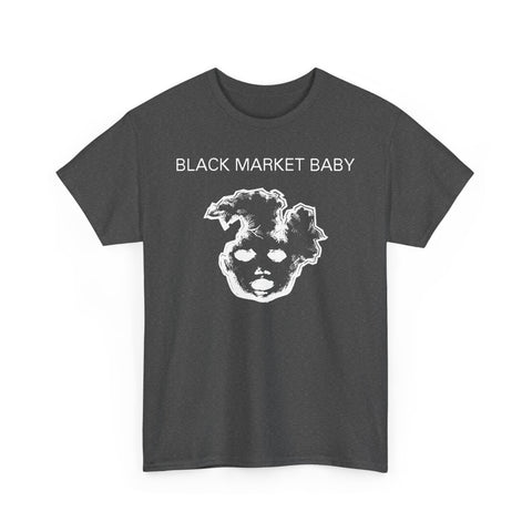 Black Market Baby   band  t shirt    Unisex Heavy Cotton Tee