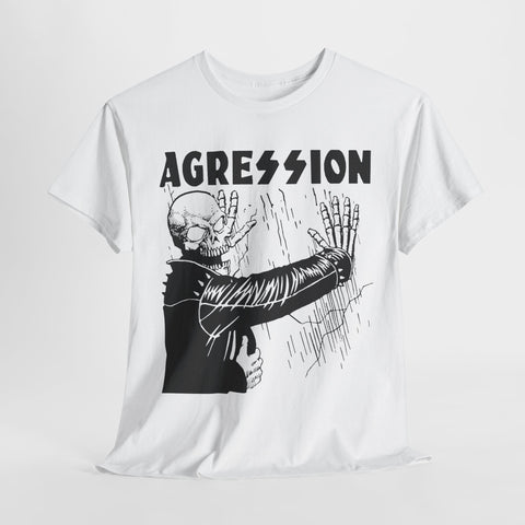 Agression  punk hardcore t shirt of Unisex Heavy Cotton