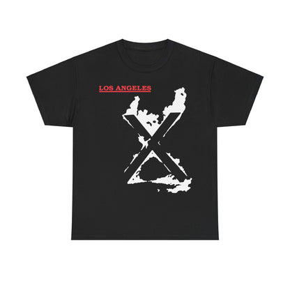 X the band shirt las Angeles t shirt flesh eater punk hardcore   Unisex Heavy Cotton Tee