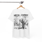 Neon Christ  band t shirt of Unisex Heavy Cotton