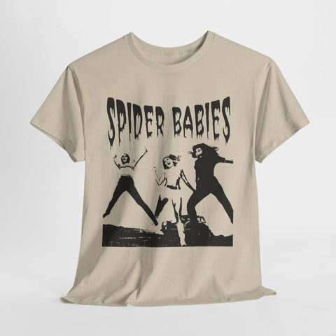 spider babies band  t shirt  Unisex Heavy Cotton Tee
