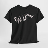 On U sound   records t shirt  Unisex Heavy Cotton Tee