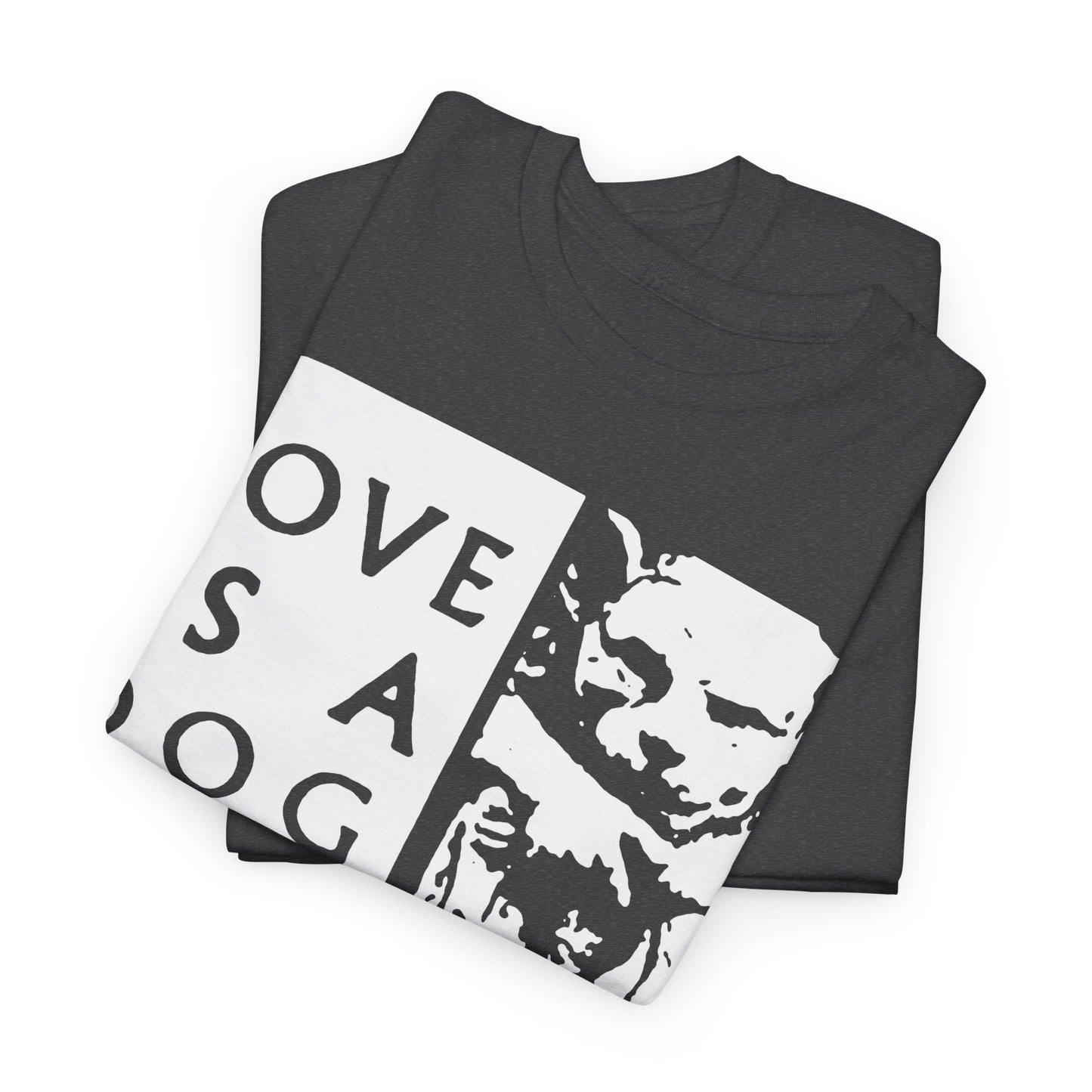 love is a dog from hell t shirt  Unisex Heavy Cotton Tee