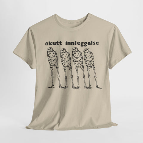 Akutt Innleggelse  band   t shirt      Unisex Heavy Cotton Tee