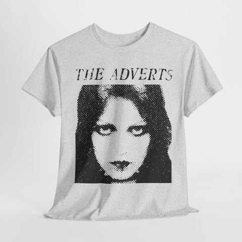 the Adverts  band  t shirt   punk  Unisex Heavy Cotton Tee