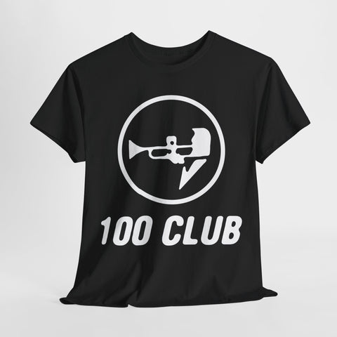 the 100 club t shirt Unisex Heavy Cotton Tee