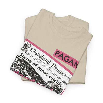 the Pagans band Cleveland punk hardcore t shirt of Unisex Heavy Cotton