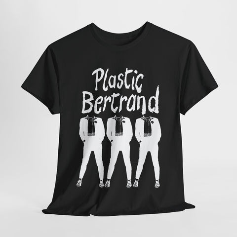Plastic Bertrand band t shirt  Unisex Heavy Cotton Tee
