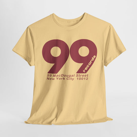 99 records   t shirt  Unisex Heavy Cotton Tee