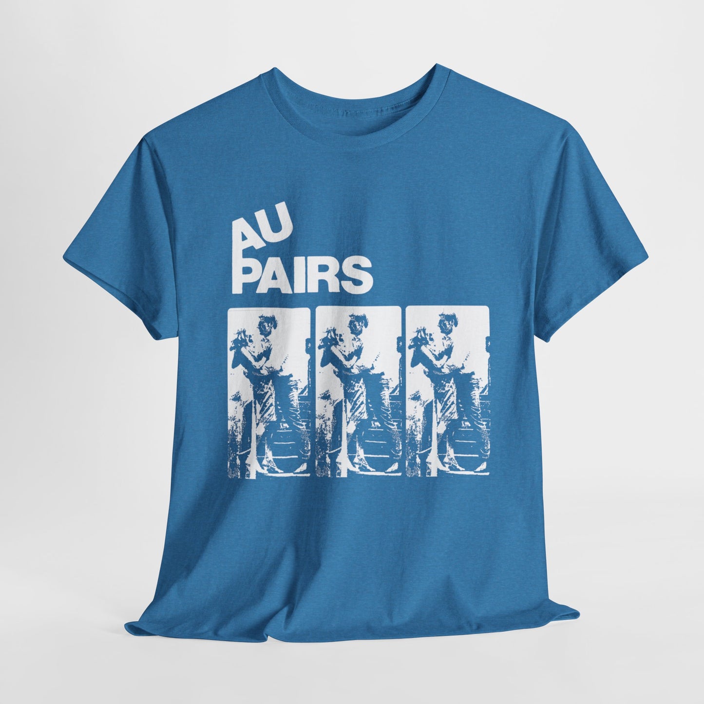 Au Pairs  band t shirt  Unisex Heavy Cotton Tee