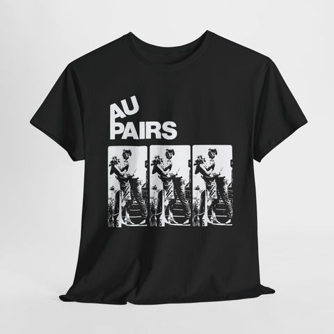 Au Pairs sp; band t shirt&nbsp; Unisex Heavy Cotton Tee