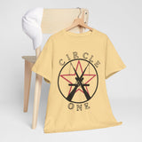 Circle One band  t shirt  Unisex Heavy Cotton Tee