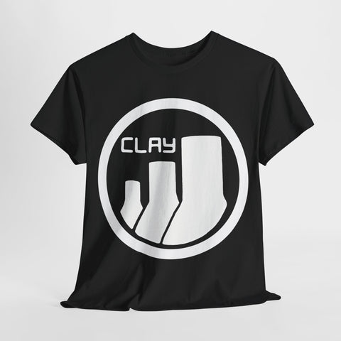 Clay Records t shirt Discharge Punk hardcore of Unisex Heavy Cotton Tee