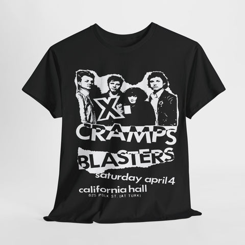 Cramps Blasters band gig flyer art  t shirt