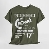 Cuckoo's Nest club flyer art  Weirdos band  t shirt     Unisex Heavy Cotton Tee