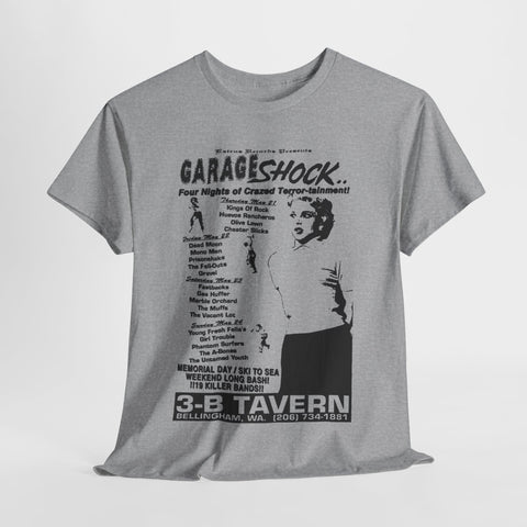 Garage Shock flyer art  punk garage  band  t shirt