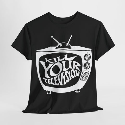 Kill Your Television t shirt    punk hardcore