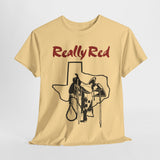 Really Red band  t shirt   punk texas hardcore Unisex Heavy Cotton Tee