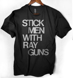 Stickmen With Rayguns  band t shirt t shirt    punk hardcore   Unisex Heavy Cotton Tee