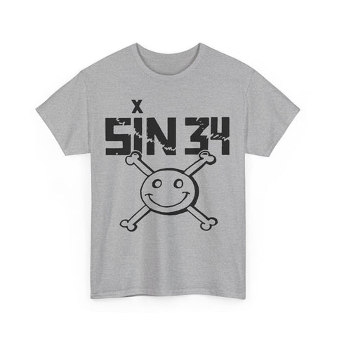Sin 34 band  t shirt   punk hardcore   Unisex Heavy Cotton Tee