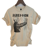 Aggression band  t shirt   punk hardcore   Unisex Heavy Cotton Tee