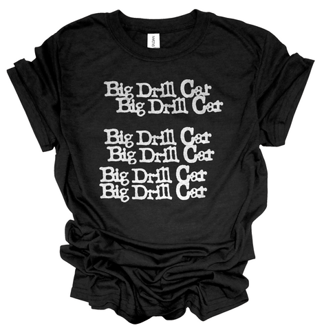 Big Drill Car band  t shirt  Unisex Heavy Cotton Tee