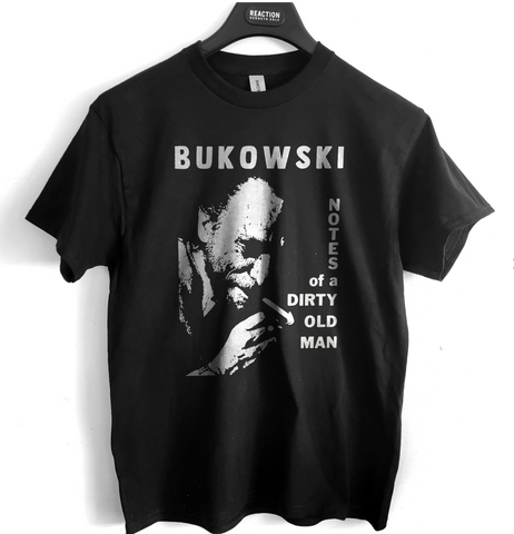 Charles Bukowski Notes of a dirty old man t shirt Unisex Heavy Cotton Tee