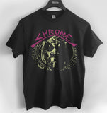 Chrome  band t shirt  Unisex Heavy Cotton Tee
