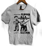 Negative approach flipper show flyer art shirt cbgb