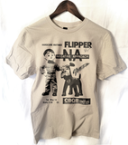 Negative approach flipper show flyer art shirt cbgb