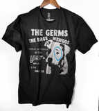 germs whisky show flyer art  band t shirt  Unisex Heavy Cotton Tee