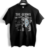 germs whisky show flyer art  band t shirt  Unisex Heavy Cotton Tee
