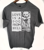 love is a dog from hell t shirt  Unisex Heavy Cotton Tee