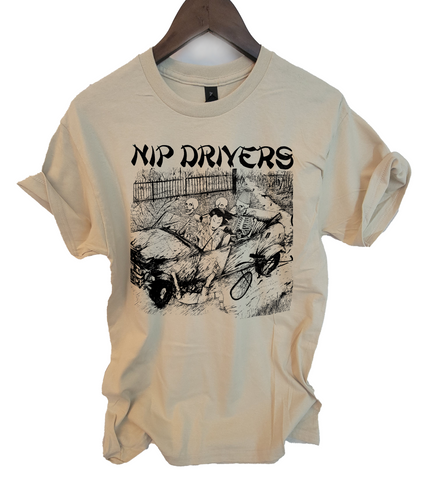 the Nip Drivers band  t shirt   punk hardcore   Unisex Heavy Cotton Tee
