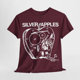 silver apples  band  t shirt  Unisex Heavy Cotton Tee