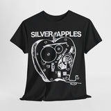 silver apples  band  t shirt  Unisex Heavy Cotton Tee