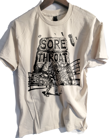 Sore Throat   band  t shirt   punk  Unisex Heavy Cotton Tee