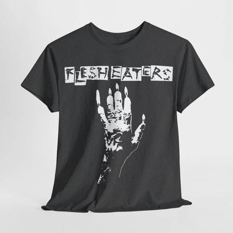 the Flesheaters band shirt t shirt flesh eater punk hardcore &nbsp; Unisex Heavy Cotton Tee