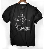 Visage  band  t shirt  Steve strange New romantic  Unisex Heavy Cotton Tee